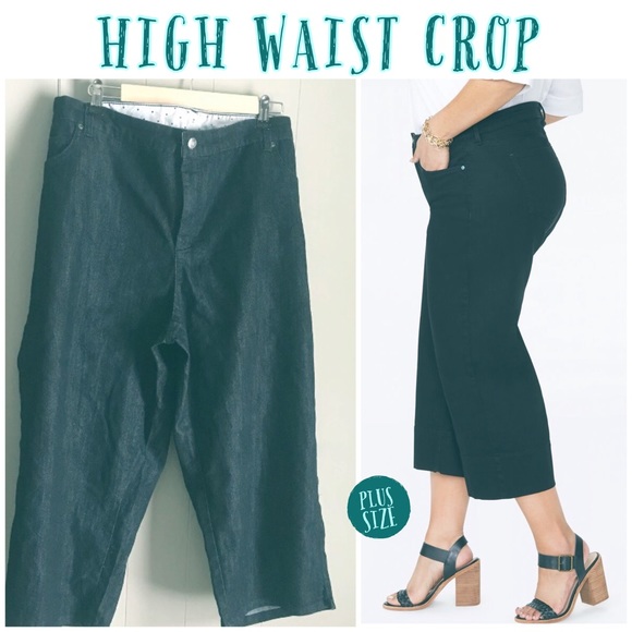 basic edition plus size capris